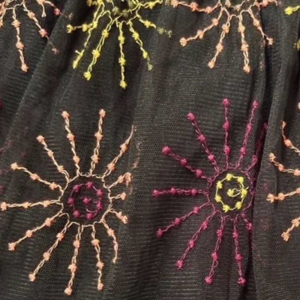 Blank of London Maxi Skirt Embroidered Embellished from Anthropologie XS Bl-Nk - Picture 6 of 7